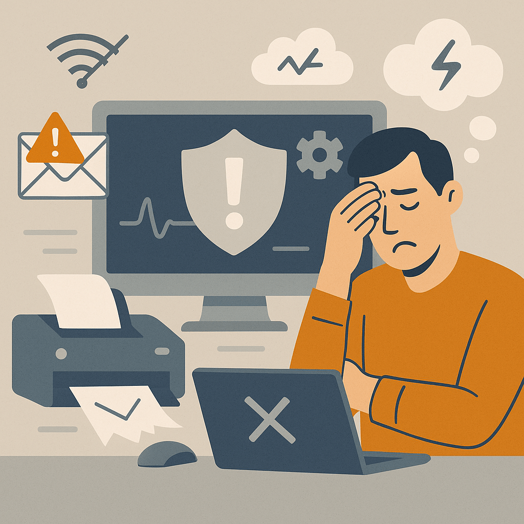 Business IT problems affecting staff productivity and daily operations in York Region